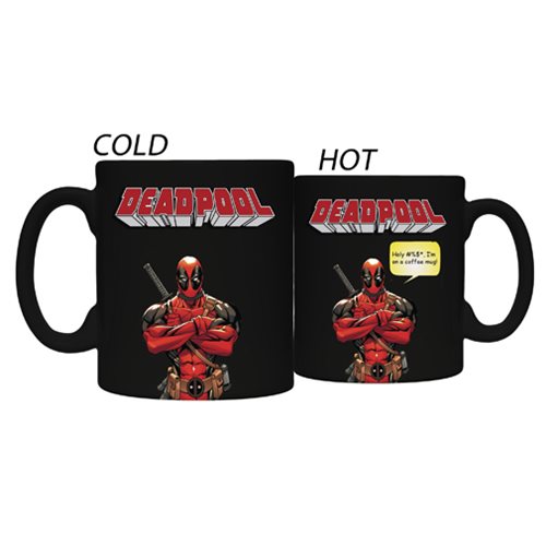 Deadpool I'm on a Mug Black Mug - Previews Exclusive